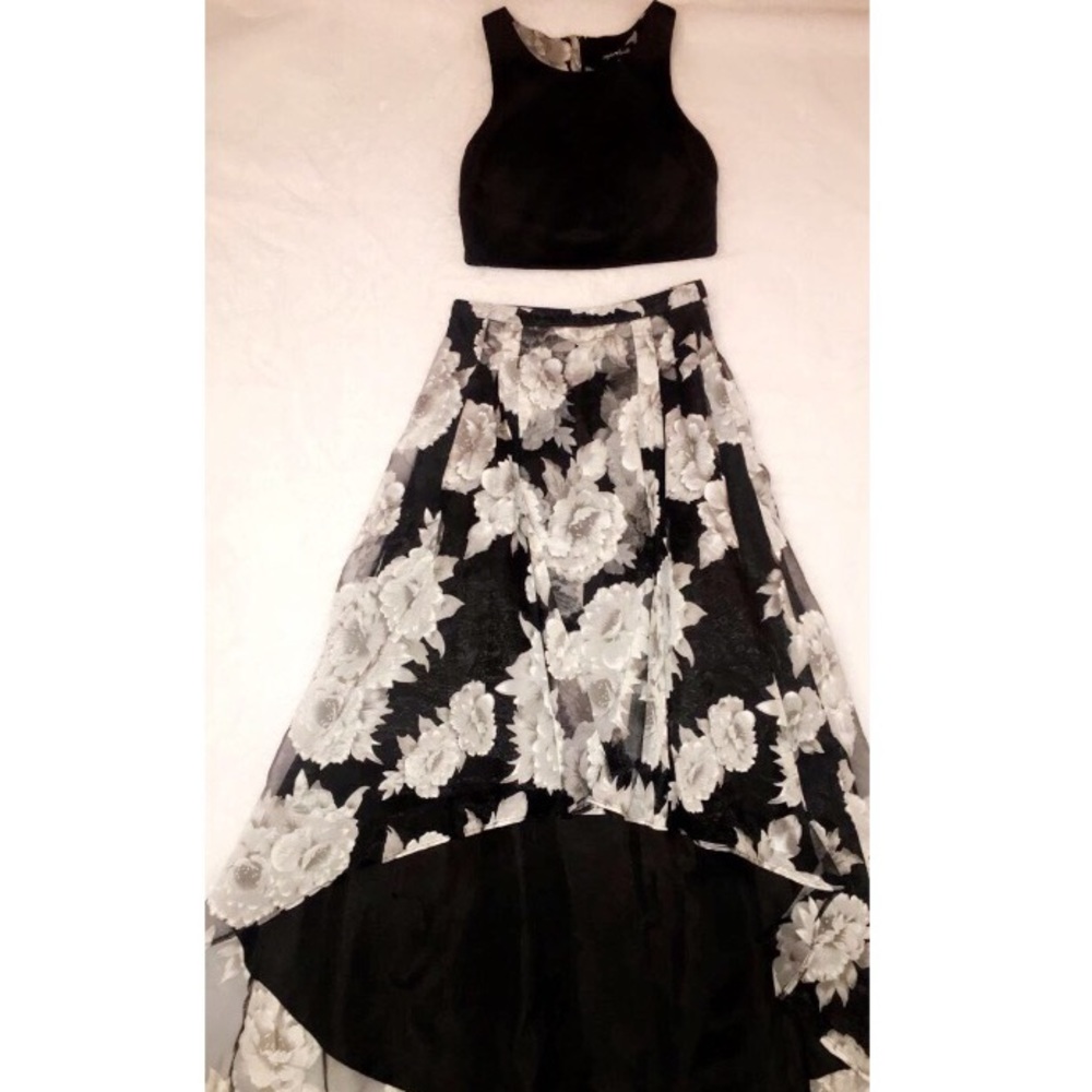 High-Low Two Piece Dress